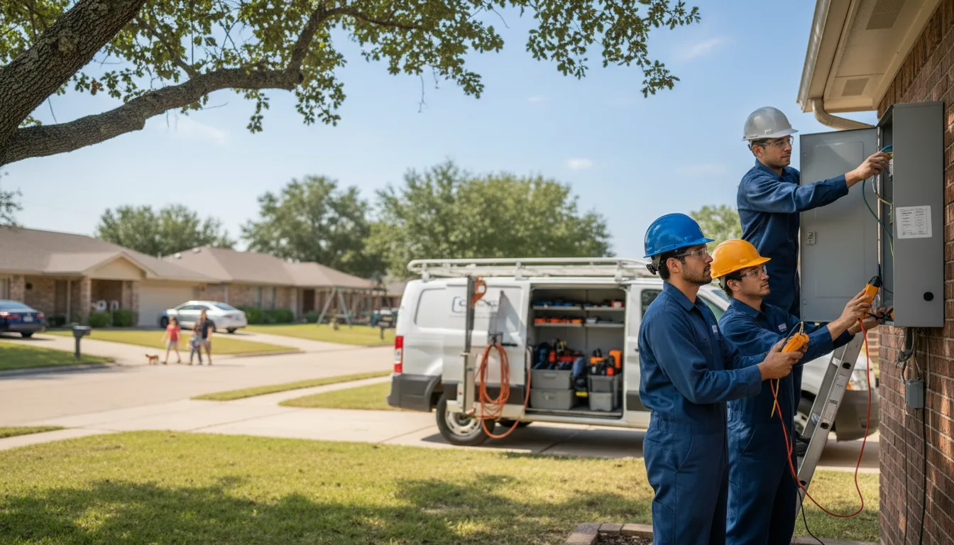 Certified electrician providing emergency electrical services in Kiel, WI